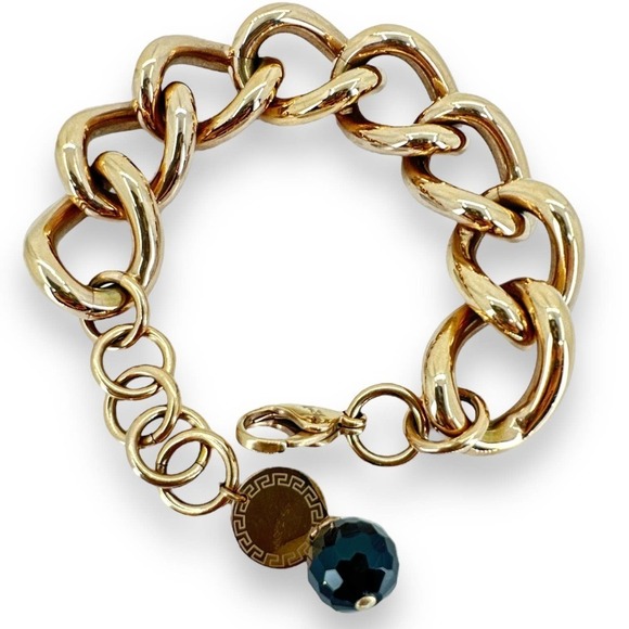 Steel Time Stainless Steel Chain Link Bracelet 7.5” - Picture 4 of 6